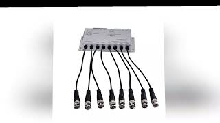 ESCAM 8CH HD CVI/TVI/AHD Passive Transceiver 8Channels Video Balun Adapter Transmitter BNC to UTP Ca
