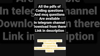 Infytq Previous Questions Pdf| infytq Mcq pdfs download