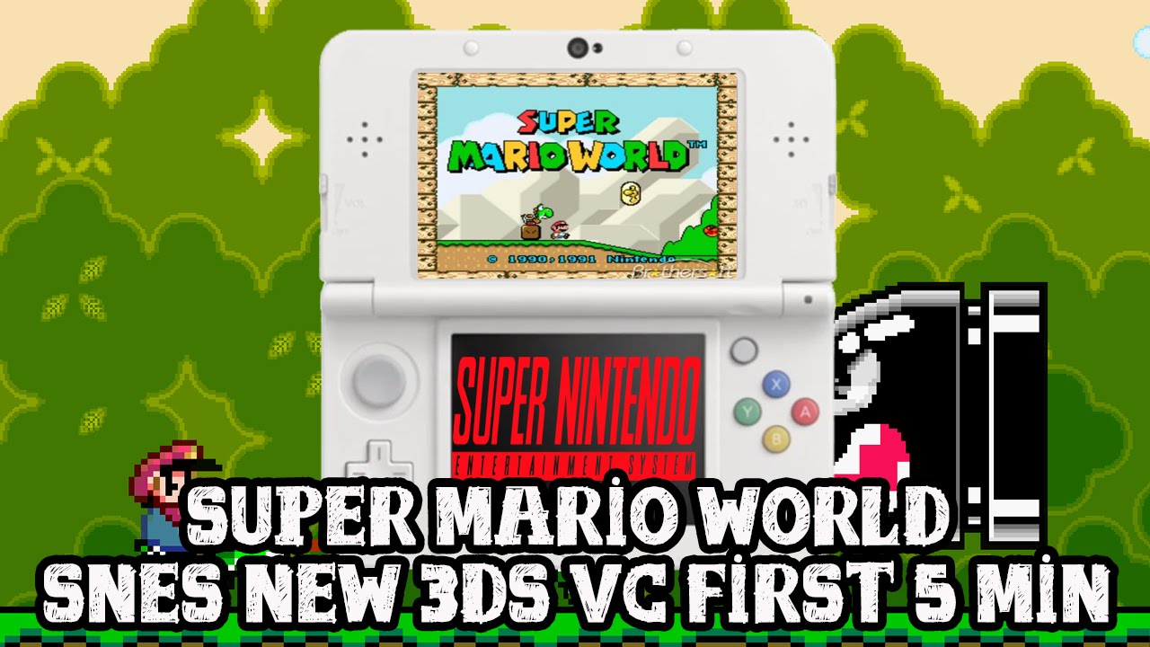 Super Mario World 3ds Vc First 5 Minutes Youtube