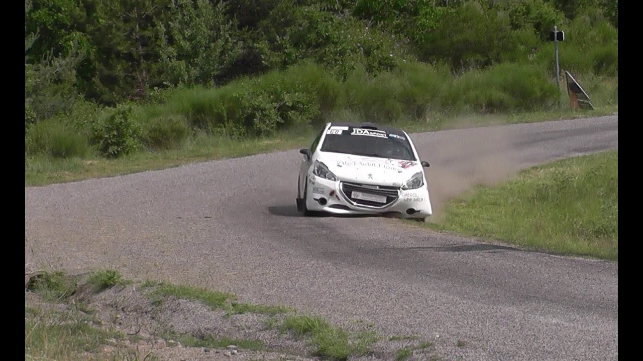 rallye de laragnais 2025 avec divers petit erreurs de pilotages