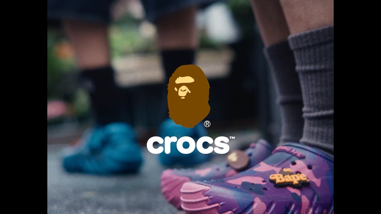 BAPE® x Crocs — COLOR CAMO. ICONIC COMFORT.