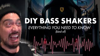 DIY Bass Shaker Walkthrough - Sim Racing - Dayton BST-2 + TT-25 - SIMHUB - iRacing with Driving