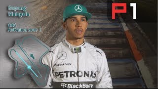 Onboard with Lewis Hamilton - F1 simulator lap of Sepang International Circuit, Malaysian GP 2014 screenshot 5