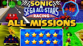 Sonic & Sega All-Stars Racing [DS] - ALL MISSIONS (All 10 Stars) screenshot 5
