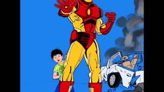 Iron Man Illustration on iPad Pro, Apple Pencil and Procreate screenshot 5