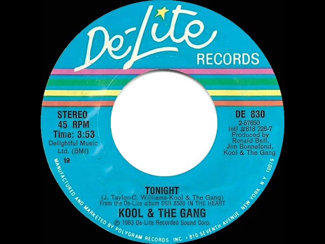 洋楽 Kool & Cash 1984 Tonight - Kool & The Gang (stereo 45) - YouTube