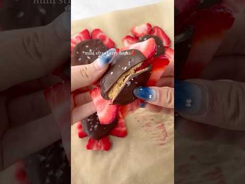 Mini strawberry barks🍓