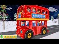 Christmas Wheels On the Bus | Xmas Songs & Cartoon Videos for Kids | Christmas Songs for Babies