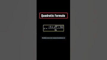 The Derivation of Quadratic Formula