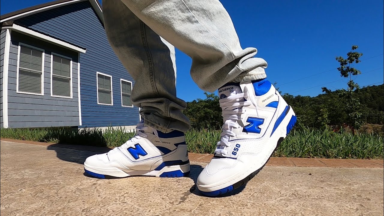 New Balance - 650 - Royal Blue - On Foot Look - Sizing Info - Review - Than the 550? -