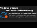 Fix Windows 11 Update KB5089549 Install Error Your Device Is Missing Important Security Updates