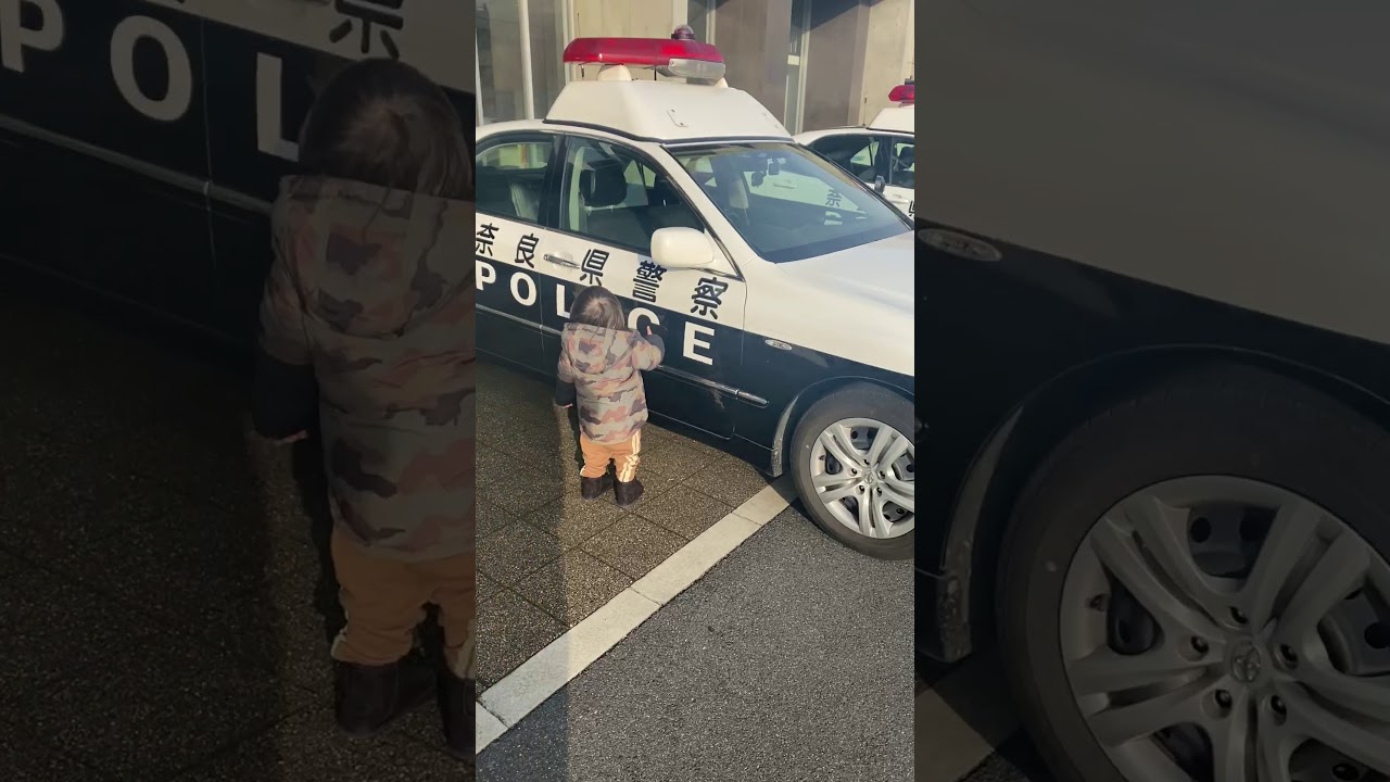 パトカー　ありがとう　2歳