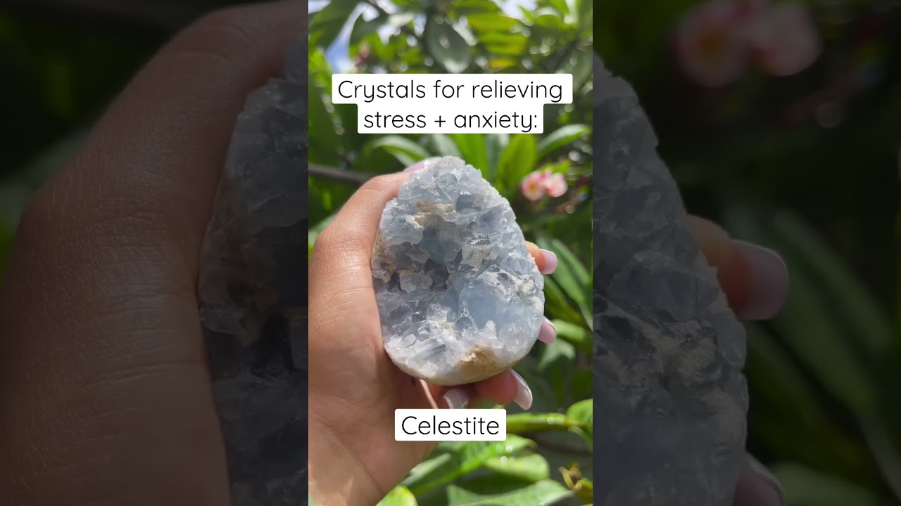 Crystals for relieving stress + anxiety.