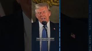 President-elect Donald Trump speaks on #drone sightings