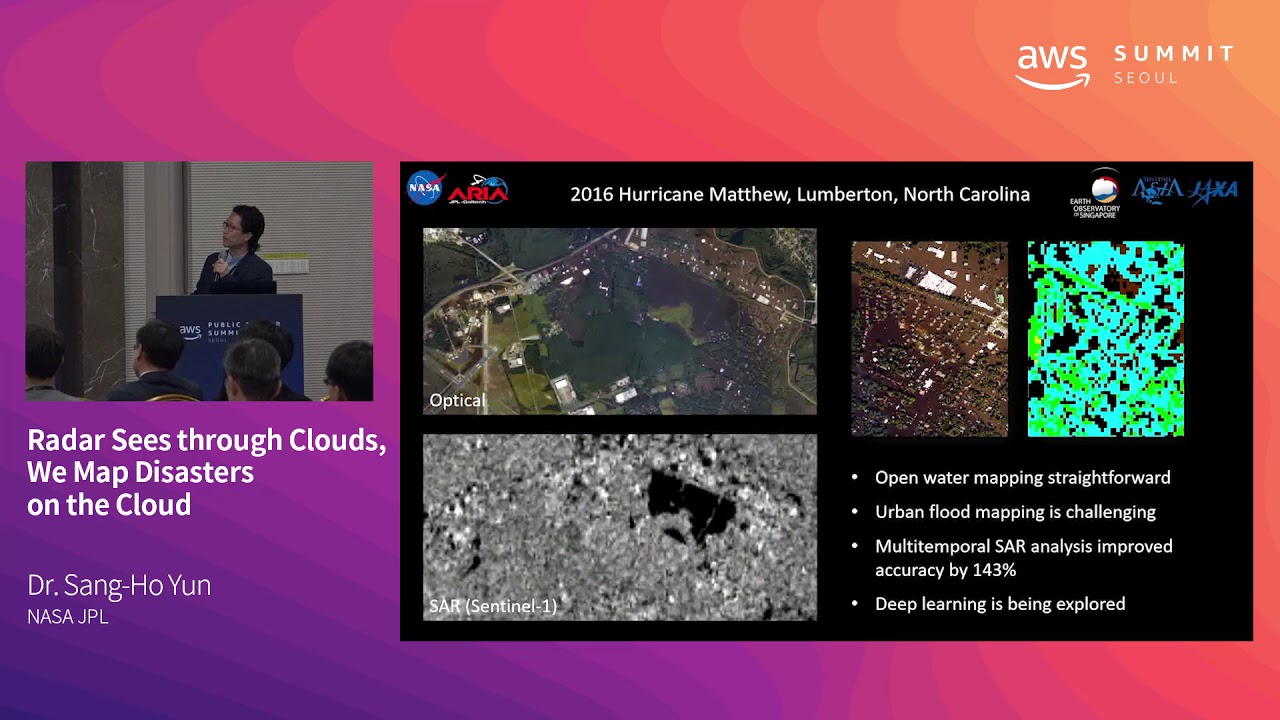 [Keynote] Radar Sees through Clouds, We Map Disasters on the Cloud - Dr. Sang-Ho Yun(NASA JPL)