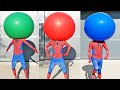 Spider Man İnside a Giant Balloons!