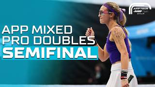 Jack Munro and Sofia Sewing vs. Max Manthou and Christine Maddox in the Mixed Pro Doubles Semifinal