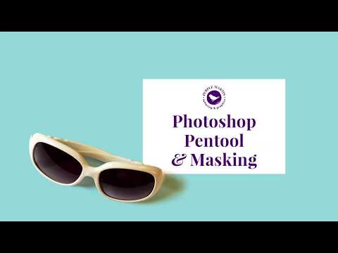 Photoshop Pen Tool and Masking demo - Adobe Photoshop Basics Tutorial