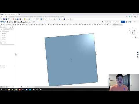Taper and Dimensions - Day 2 of 100 OnShape Journey