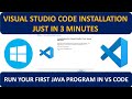 How to Install Visual Studio Code Just in 3 Minutes | Download VS Code | Java Program |Windows 10/11