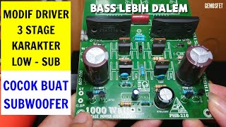 Modif Power 3 Tingkat Agar Bass Nendang