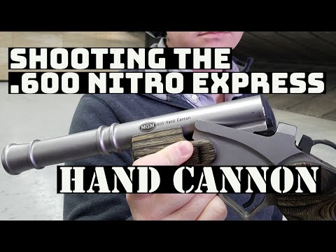 Firing .600 Nitro Express Hand Cannon - FULL VIDEO