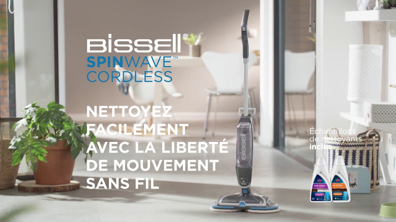 Bissell spinwave sans fil - serpillère électrique Bissell