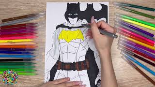 Come Colorare Batman - Marvel Disegno Da Colorare Batman Disegnidacoloraremondo