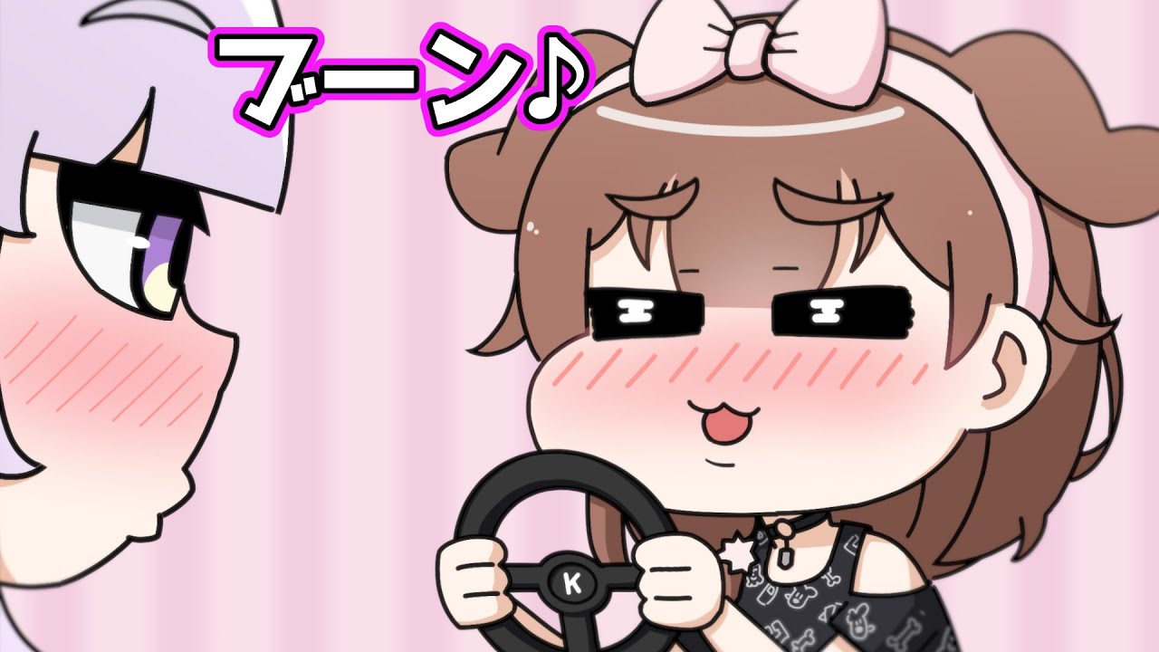 【手描き】酔っぱらって”めんどかわいく”なるおかころ【ホロライブ切り抜き/戌神ころね/猫又おかゆ】