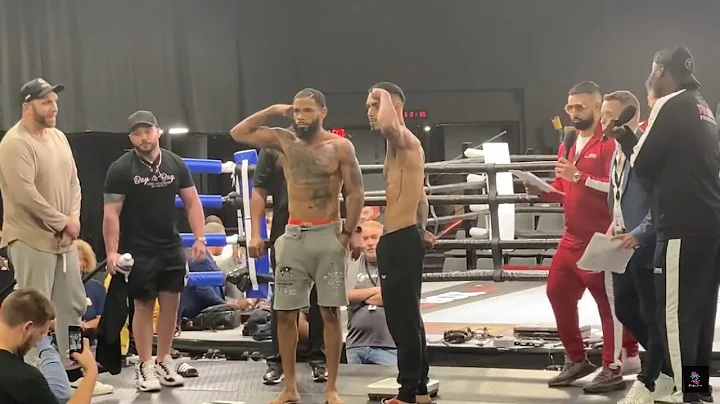 JOSE MIGUEL BORREGO VS PETE DOBSON WEIGH IN & FACE...