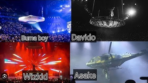 Best Afrobeat Artist Entrance At The O2 Arena, Davido, Wizkid, Burna boy, Asake