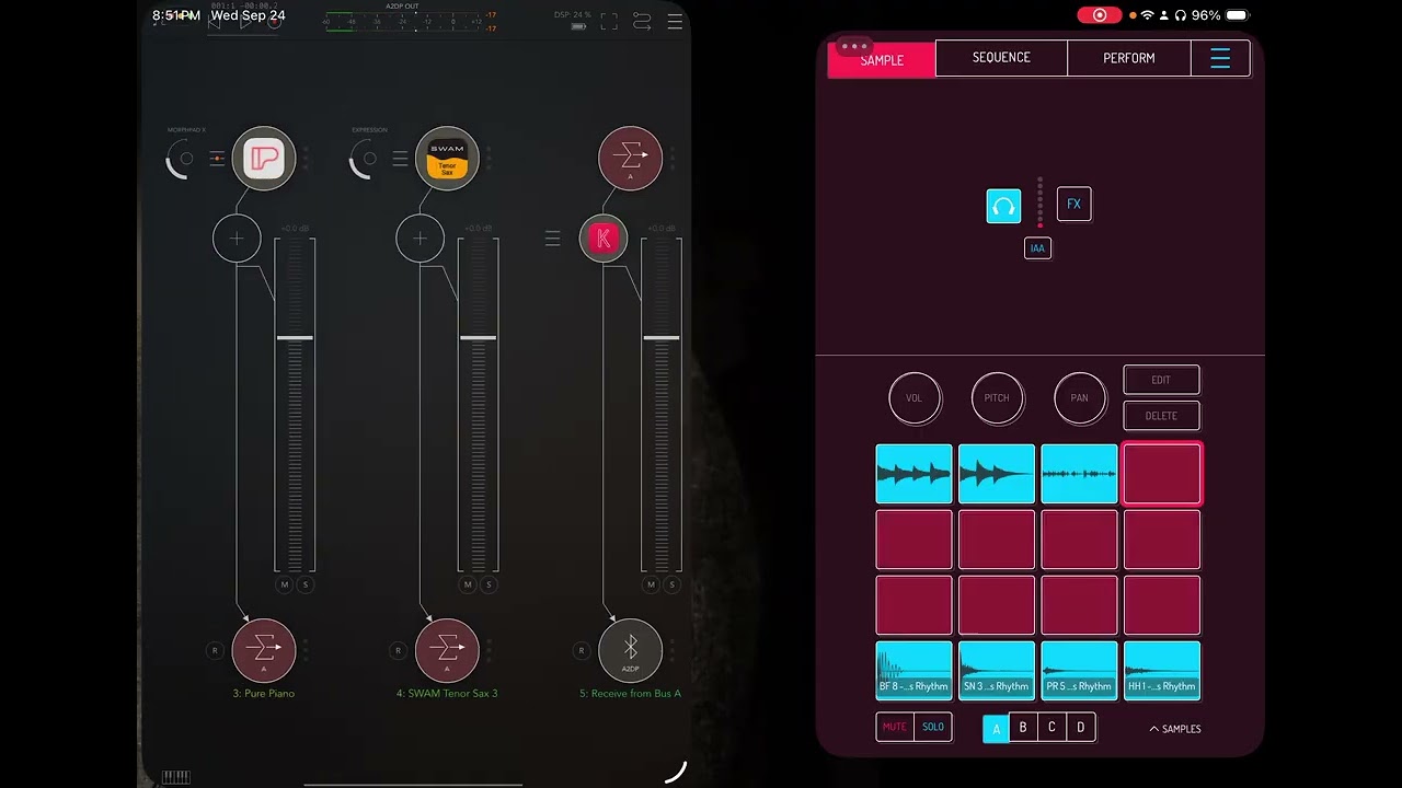 iOS AUM и Koala Jam Session