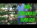 Ryobi LED Tripod Light Is Perfect For Photography, Videography and Jobsite Lighting.