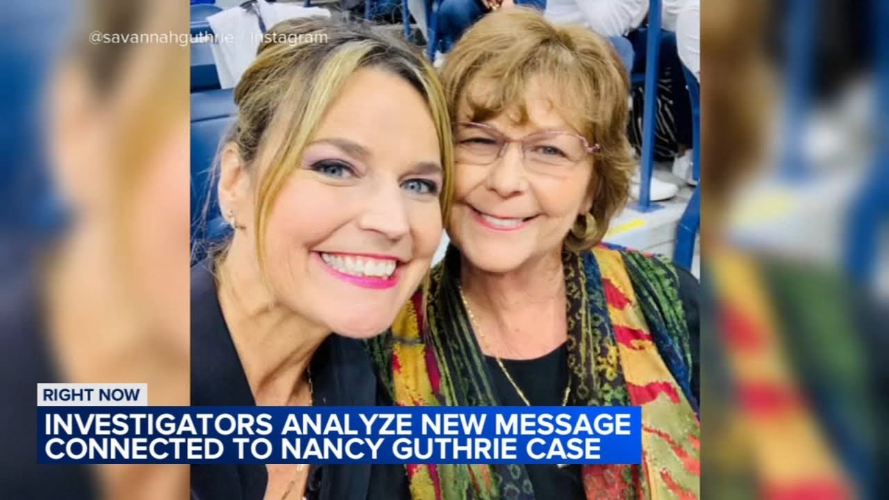 Authorities 'aware of new message regarding Nancy Guthrie': Sheriff
