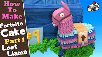 Fortnite Llama Cake Tutorial (Part 1) How to Make a Fortnite Cake Topper