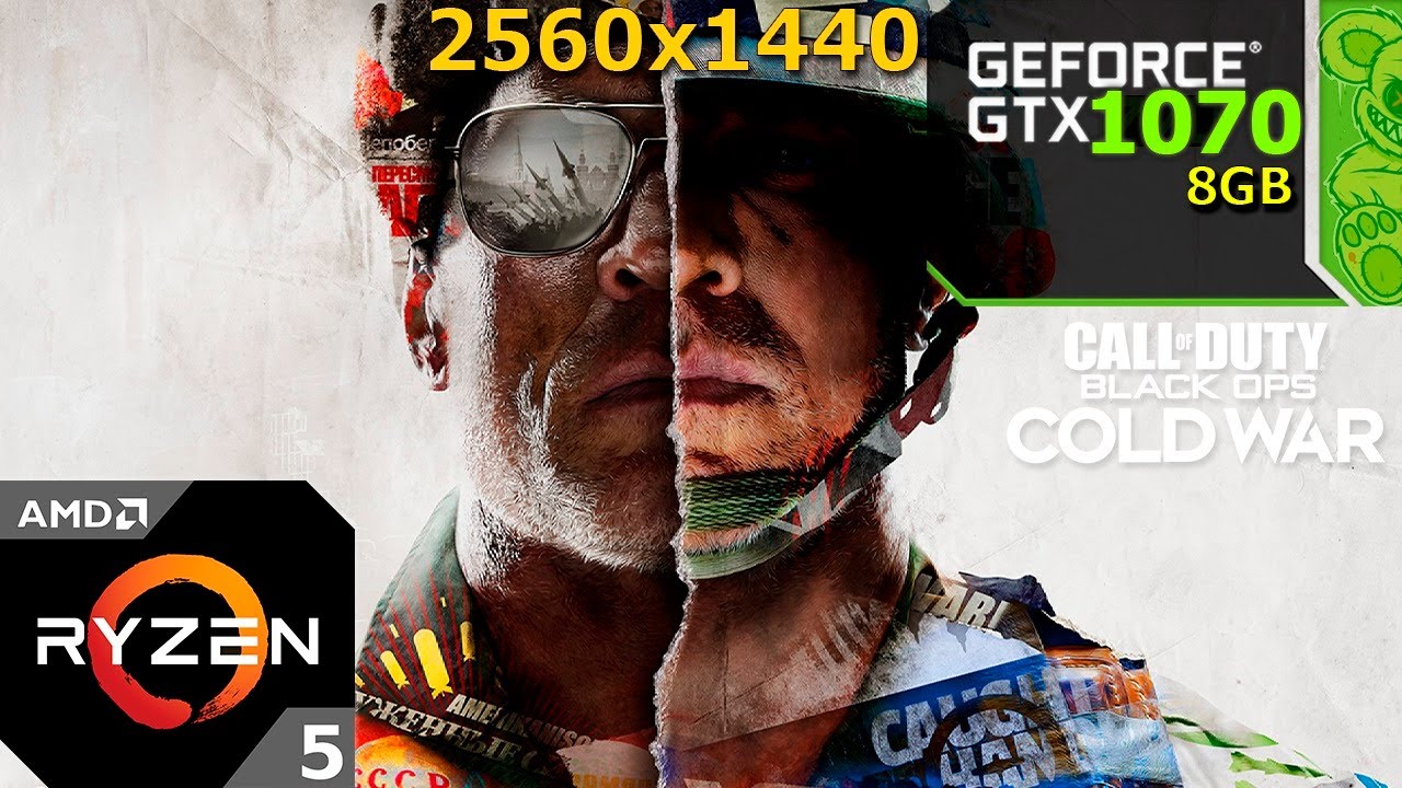 Call of Duty : Black Ops Cold War : GTX 1070 8GB + Ryzen 5 3600 | 1440p High Settings