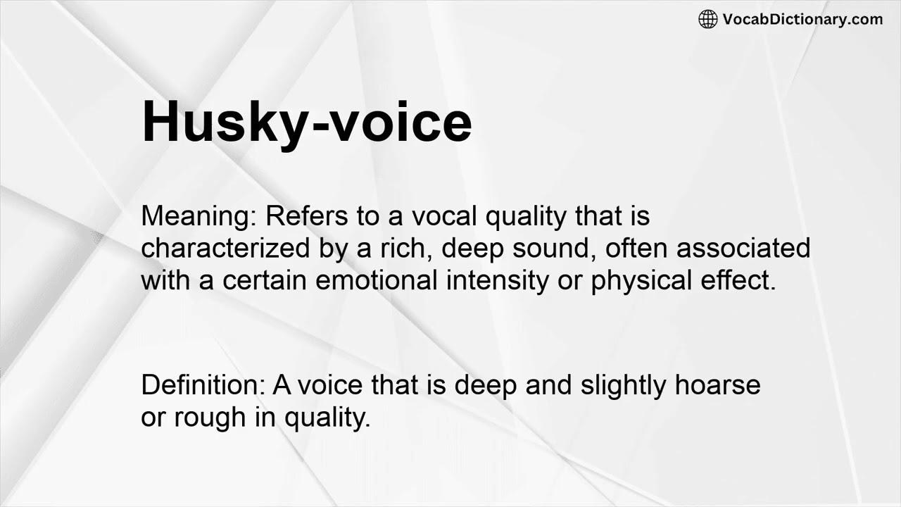 HUSKY VOICE GISM 邦楽 HUSKY VOICE GISM Female Husky Voice