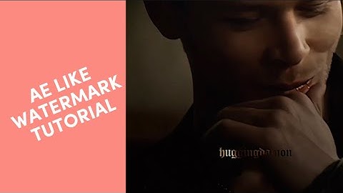 ae like watermark tutorial on video star!!