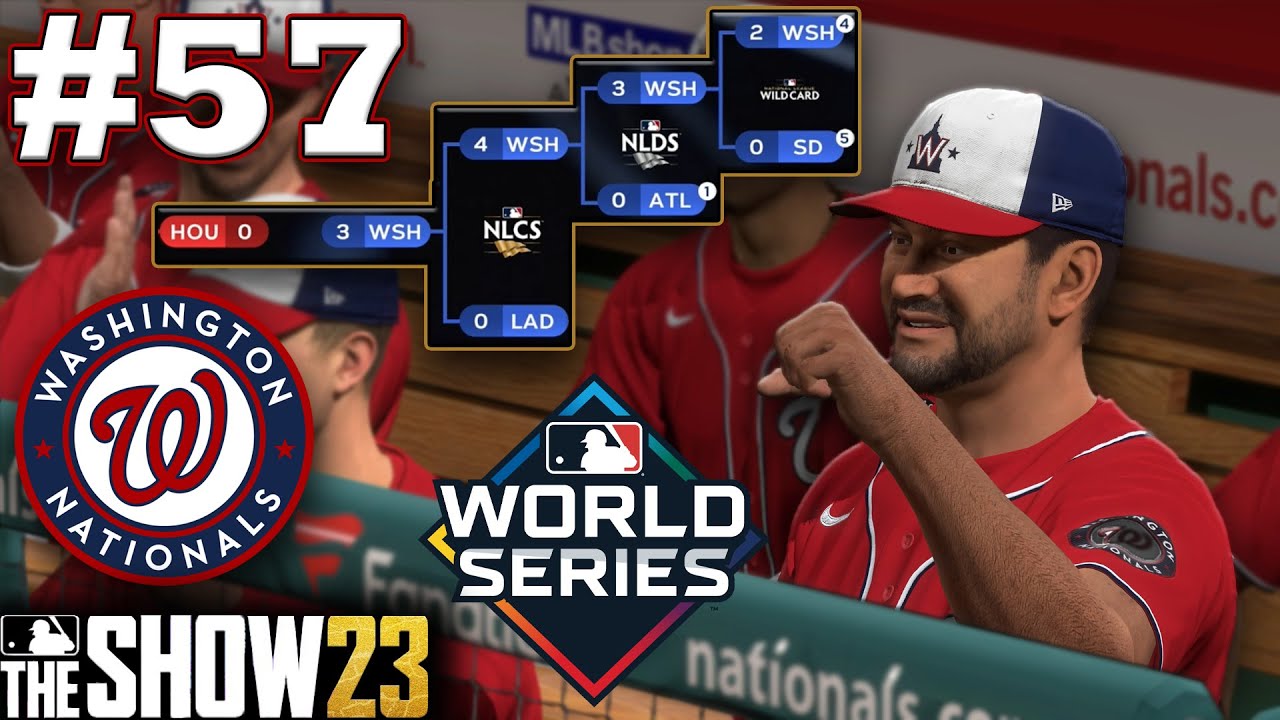 One Win From a Perfect Postseason Run! MLB The Show 23 Nationals