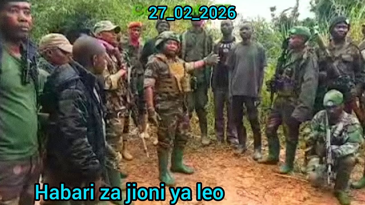 27_02 HIZI HAPA HABARI ZA JIONI YA LEO KUTOKA KWENYE UWANJA WA VITA MASHARIKI MWA CONGO 