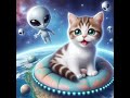 Cat goes into space to explore #cat #motivation
