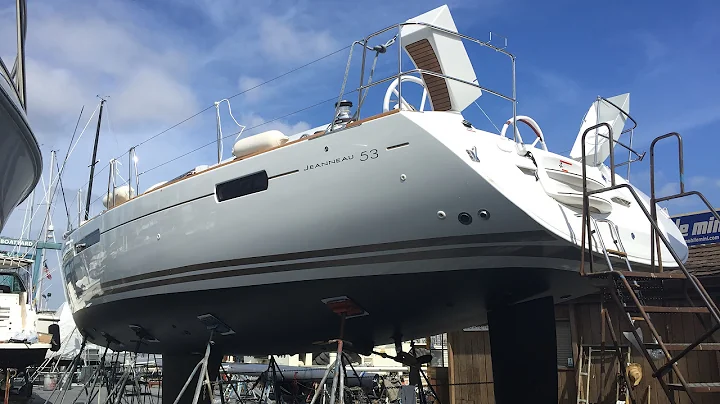 Jeanneau 53 Hull design & Bottom video by: Ian Van Tuyl