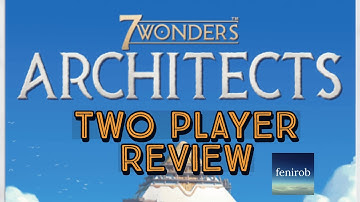 7 Wonders Architects Board Game | Two Player Review