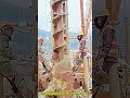 천공기 스크루 청소하는 방법 #worker #process #civilengineering #machinery #site