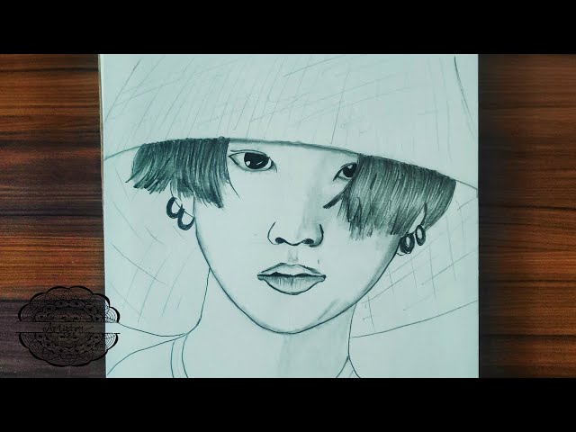 BTS suga's sketch!! by Aspen30 on DeviantArt