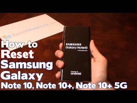 Reset Samsung Galaxy Note 10, Note 10+, & Note 10+ 5G - Hard Reset & Soft Reset (Factory Settings)