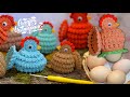 Курочка с сюрпризом вязание крючком | Crochet chicken pattern | Сандра Мастерица