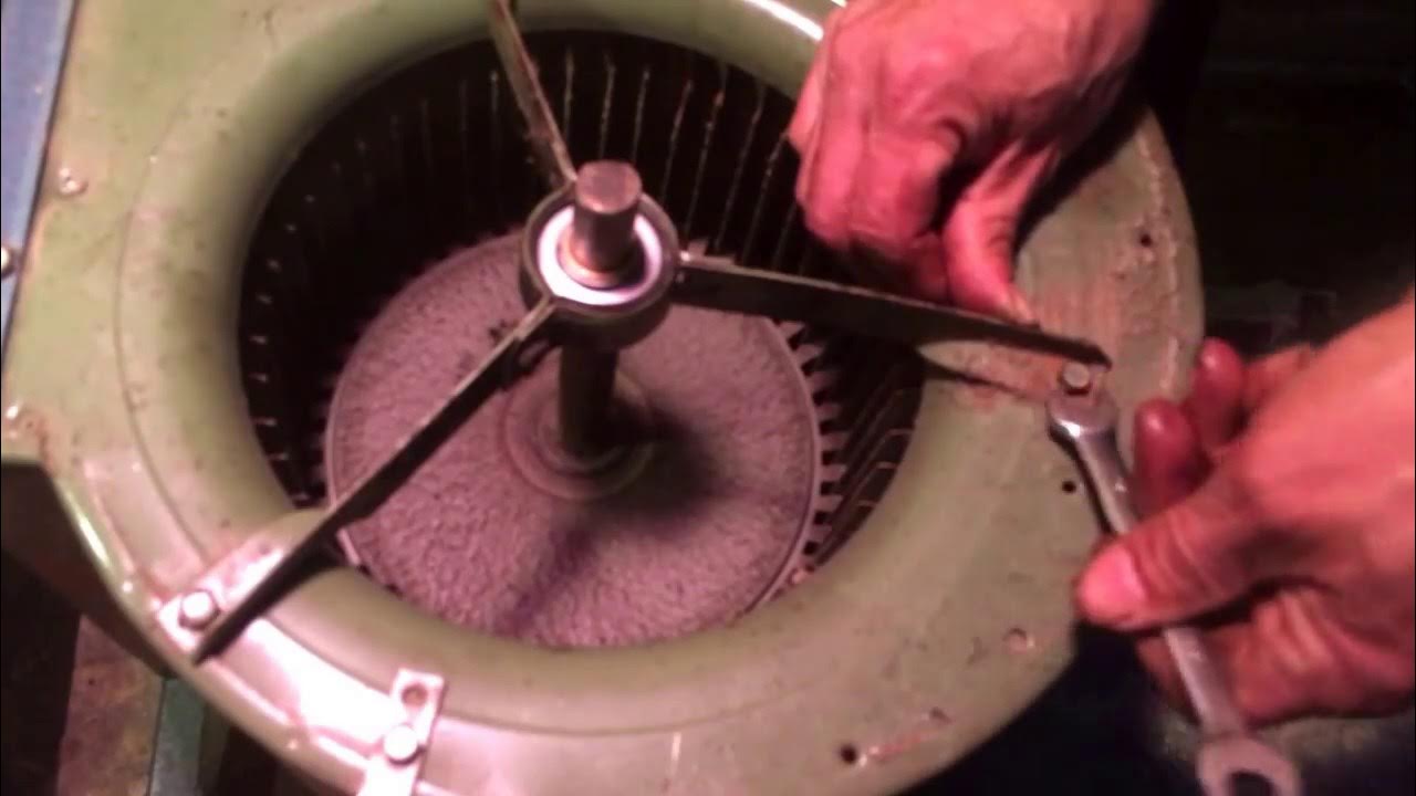 Replace blower bearings YouTube
