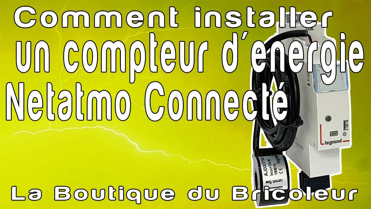 Compteur d'énergie connecté triphasé Drivia with Netatmo - professionnel