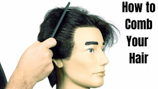 How to Comb your Hair - TheSalonGuy - YouTube